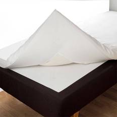 Borås Cotton Percale Underlakan Grå, Vit (210x210cm)