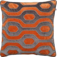 Chhatwal & Jonsson Varanasi Kuddöverdrag Orange/Grey (50x50cm)