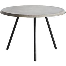 Concrete Furniture Woud Soround High Concrete Coffee Table 23.6"