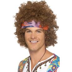 Smiffys Hippy Afro Brown