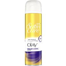 Gillette Satin Care Violet Swirl with a Touch of Olay Shaving Gel 200ml