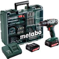 14.4 V Tournevis Metabo Perceuse-visseuse 14,4V 2x2Ah Li-Power avec accessoires bs 14.4 Set 602206880