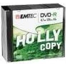 DVD-R Silver 4.7GB 16x Slimcase 10-Pack (ECOVR471016SL)