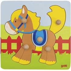 Steckpuzzles Goki Horse 5 Pieces