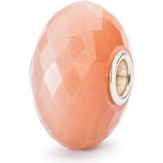 Feldspar Bead Charm - Silver/Moonstone
