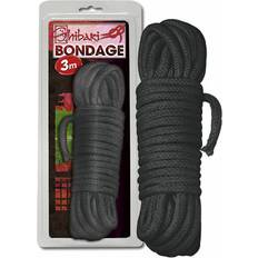 Cordes de Bondage Shibari Seil schwarz 3 m