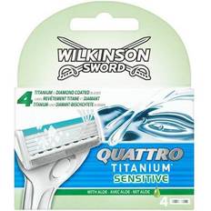 Wilkinson Sword Quattro Titanium Sensitive 4 stk