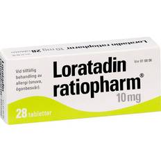 Loratadin Receptfria läkemedel Loratadine Ratiopharm 10mg 28 st Tablett