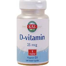 D vitamin 25 Kal D-vitamin 25mcg 100 st