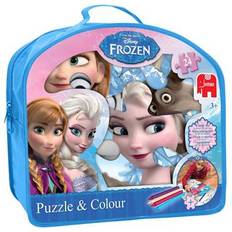 Puzzles zum Selbermalen Jumbo Disney Frozen Puzzle & Colour