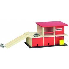 Krea Legetøjsbil Krea Wooden Garage