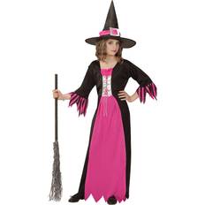 Barn - Häxor Maskeradkläder Widmann Witch Childrens Costume Pink