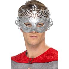 Silber Augenmasken Smiffys Colombina Silver Mask