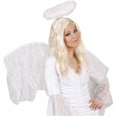 Widmann Angel Wig w Gold Tinsel Stars Boxed