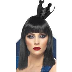 Halloween - Men/Women Crowns & Tiaras Smiffys Evil Queen Crown Black Glitter