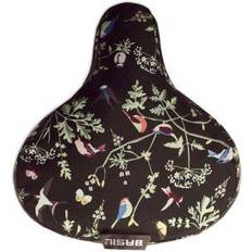 Basil Funda cubre sillín Wanderlust negro estampado Black