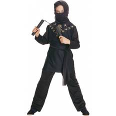 Ninja dräkt barn Maskerad Rubies Svart Ninja Barn Maskeraddräk