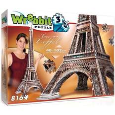 Wrebbit 3d puzzle Wrebbit The Classics La Tour Eiffel 816 Brikker