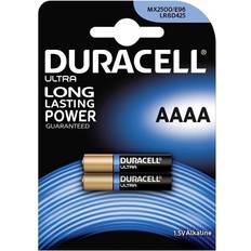 Duracell Batterie Batterie e Caricabatterie Duracell Ultra AAAA 2-pack