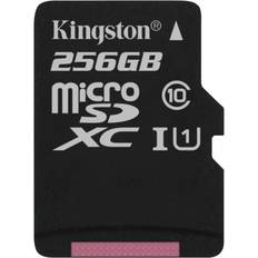 256 Go - microSDXC Cartes Mémoire & Clés USB Kingston Canvas Select Carte mémoire flash 256 Go UHS-I U1 Class10 microSDXC UHS-I