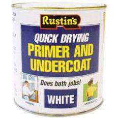 Rustins Quick Dry Primer & Undercoat Pintura para Madera Gris 0.5L