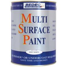 Gold Paint Bedec Multi Surface Metal Paint, Wood Paint Gold 0.75L