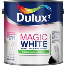 Dulux silk brilliant white Dulux Magic White Silk Wall Paint Pure Brilliant White 2.5L