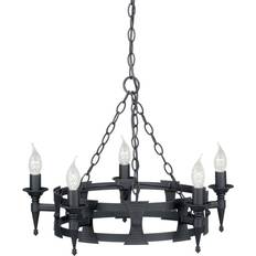 Elstead Lighting Saxon 5Lt Pendant Lamp ∅ 60cm