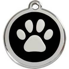 Red Dingo Enamel Paw Print Small