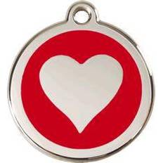 Red Dingo Enamel Heart Small