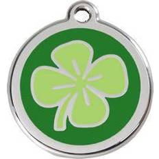 Red Dingo Enamel Tag Clover Small