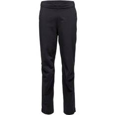 Elastane/Lycra/Spandex - Women Rain Trousers Black Diamond Stormline Stretch Rain Pant Women's - Black