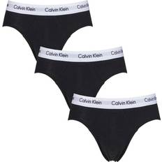 Calvin Klein Cotton Stretch Hip Briefs 3-pack - Black