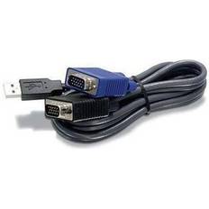 USB A - 2xVGA
