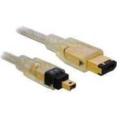 Firewire-kaapeli Kaapelit DeLock Firewire 400 6-Pin-4-Pin