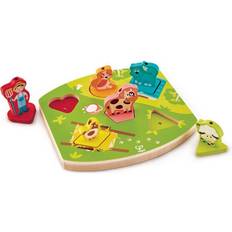 Steckpuzzles Hape Puzzle with Sound Farm 6 Pieces