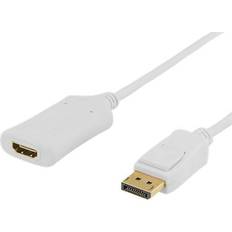 Deltaco HDMI-DisplayPort M-F 0.5m