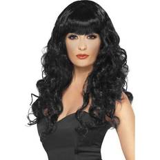 Long Wigs Smiffys Siren Wig Black