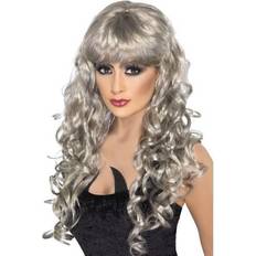 Smiffys Silver Peruker Smiffys Siren Wig Silver