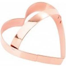 Eddingtons Vintage Design Heart Copper Cookie Cutter 7.5 cm