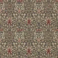 Morris & Co Tapete Snakeshead von Charcoal/ Spice gris