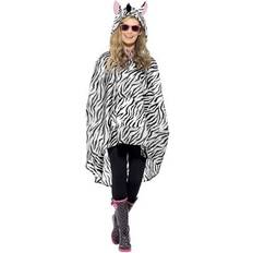 Smiffys Zebra Party Poncho