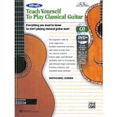 Lydbøker alfreds teach yourself to play classical guitar w cd and dvd (Lydbok, CD)