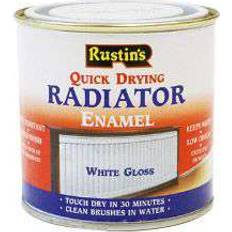 Paint Rustins Quick Dry Radiator Paint White 0.25L