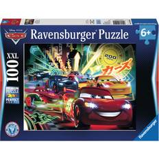 Pixars Bilar Klassiska pussel Ravensburger Disney Cars Neon XXL 100 Bitar
