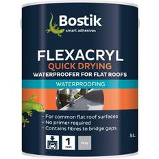 Bostik Flexacryl Quick Drying Roof Paint Grey 5L