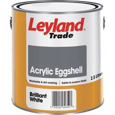 Leyland paint Leyland Trade Acrylic Eggshell Ceiling Paint, Wall Paint White 2.5L