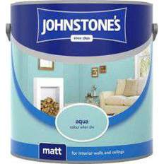 Johnstones Blue Paint Johnstones Matt Ceiling Paint, Wall Paint Aqua 2.5L