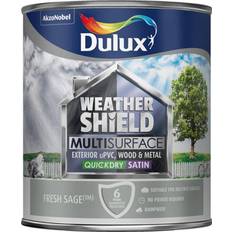 Dulux Green - Wood Paints Dulux Weathershield Multisurface Metal Paint, Wood Paint Fresh Sage 0.75L