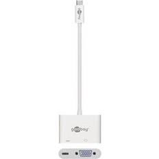 Kabler Goobay USB C - USB C/VGA Adapter M-F 0.2m